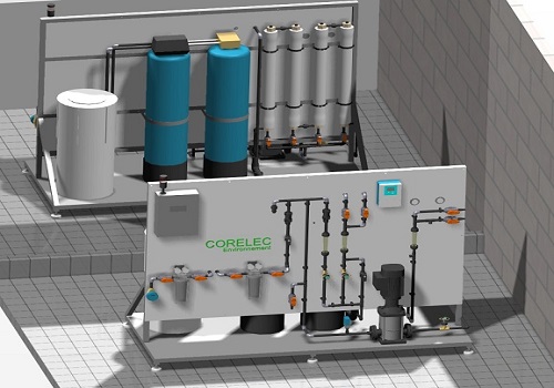 Vue 3D d'un osmoseur Corelec